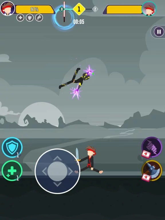 Изображение игры: Stickman Battle