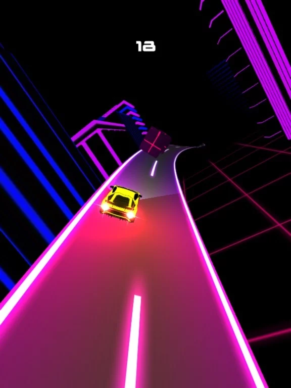 Изображение игры: Night Rider - Cyberpunk Racer