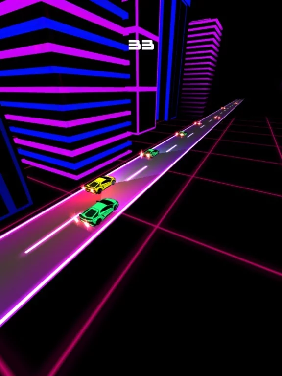 Изображение игры: Night Rider - Cyberpunk Racer