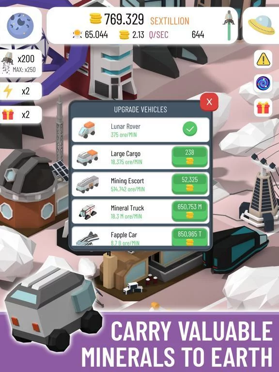 Изображение игры: Space Colony: Idle