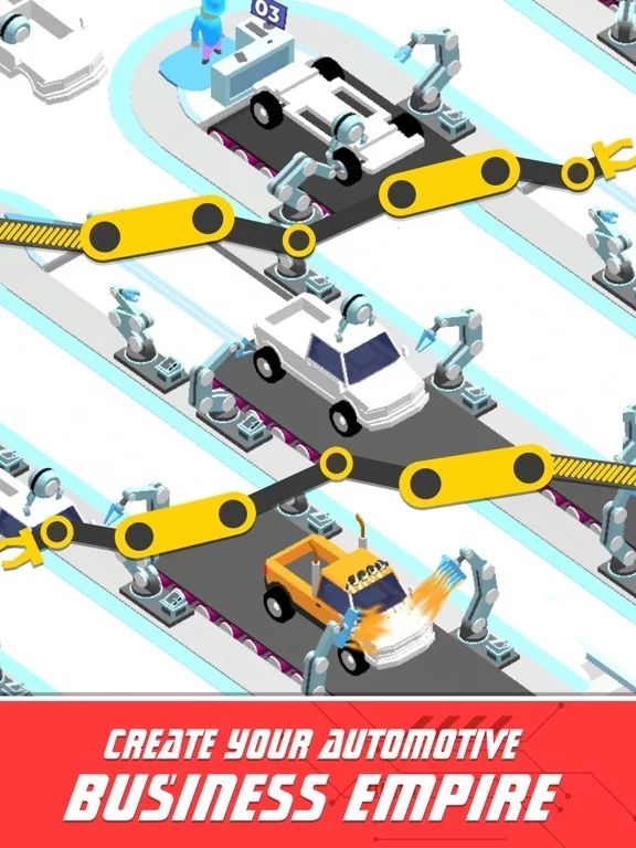 Изображение игры: Idle Assemble Car