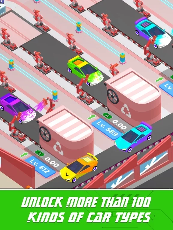 Изображение игры: Idle Assemble Car
