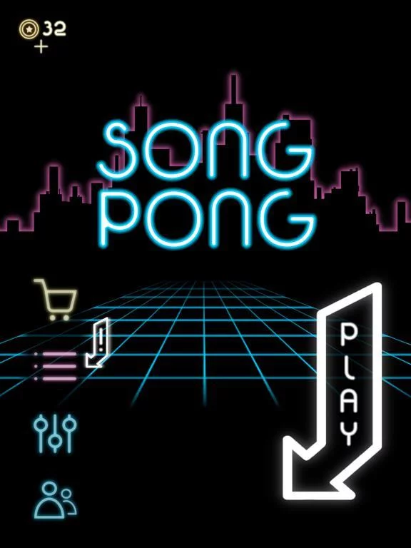 Изображение игры: Song Pong