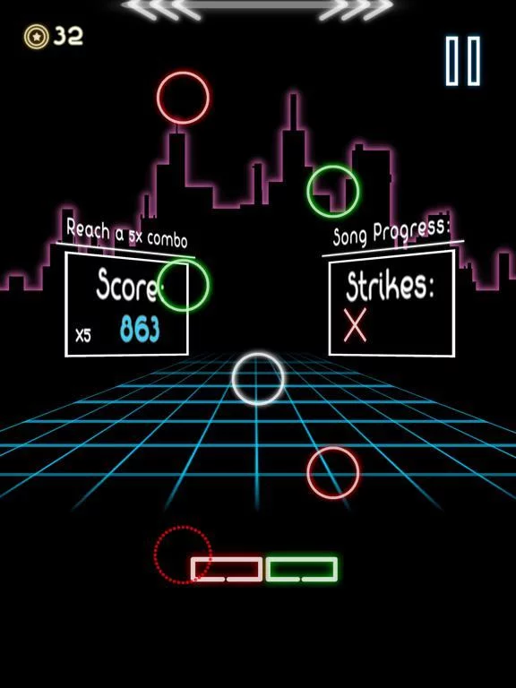 Изображение игры: Song Pong