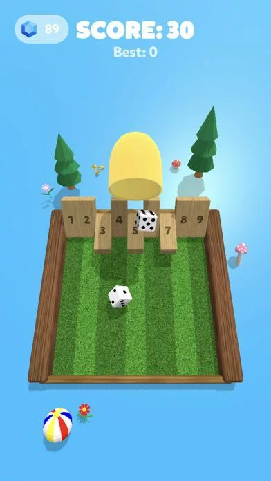 Изображение игры: Shut The Box 3D
