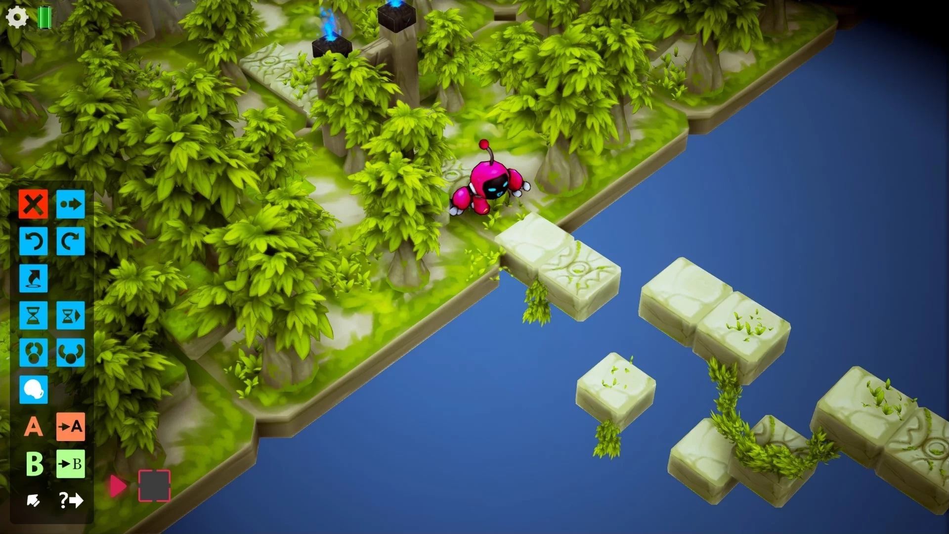 Изображение игры: Jump Step Step