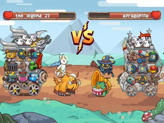 Изображение игры: Cat'n'Robot: Idle Defense