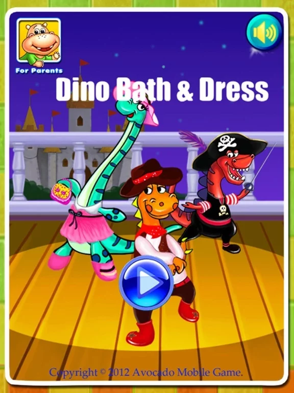 Изображение игры: Dino Bath & Dress Up- Potty training game for kids