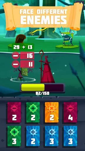 Изображение игры: Arithmagic - Math Wizard Game