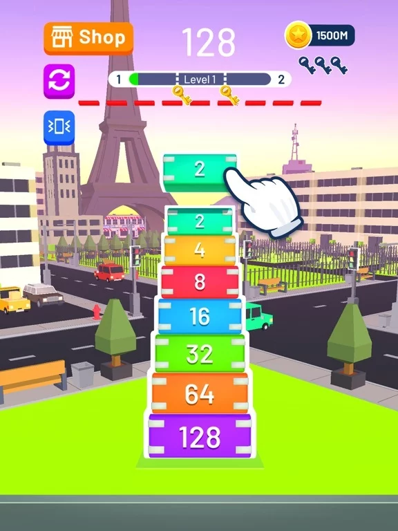 Изображение игры: Brick Merge 3D