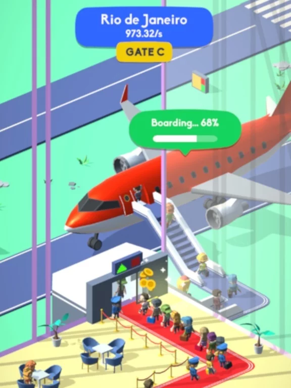 Изображение игры: Idle Airline Inc.