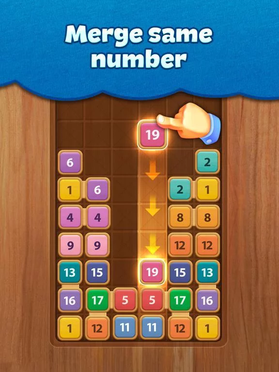 Изображение игры: Merge Wood: Block Puzzle