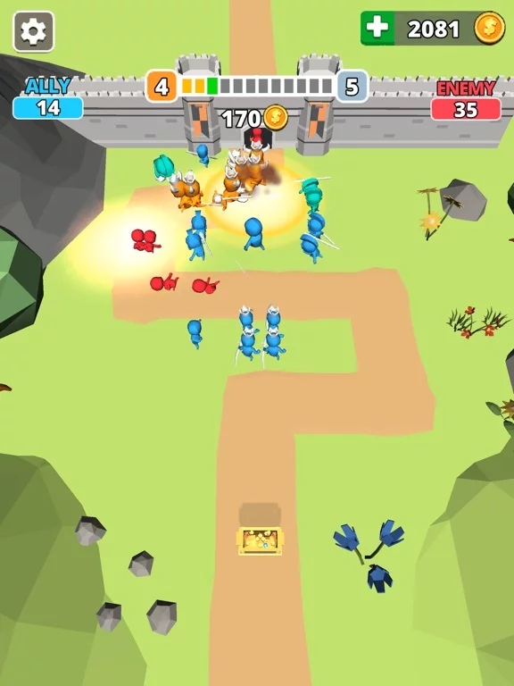 Изображение игры: Tiny Battle - Merge Troops!