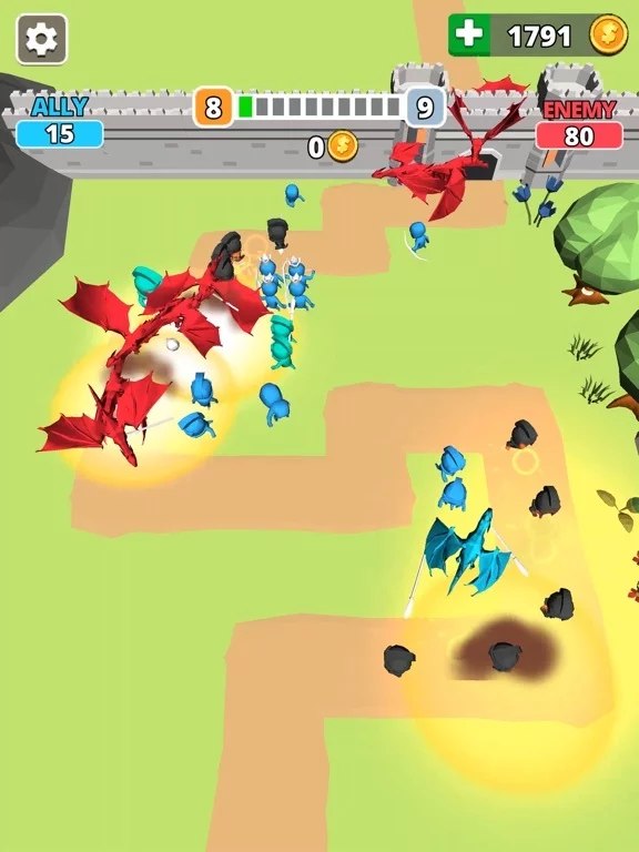 Изображение игры: Tiny Battle - Merge Troops!