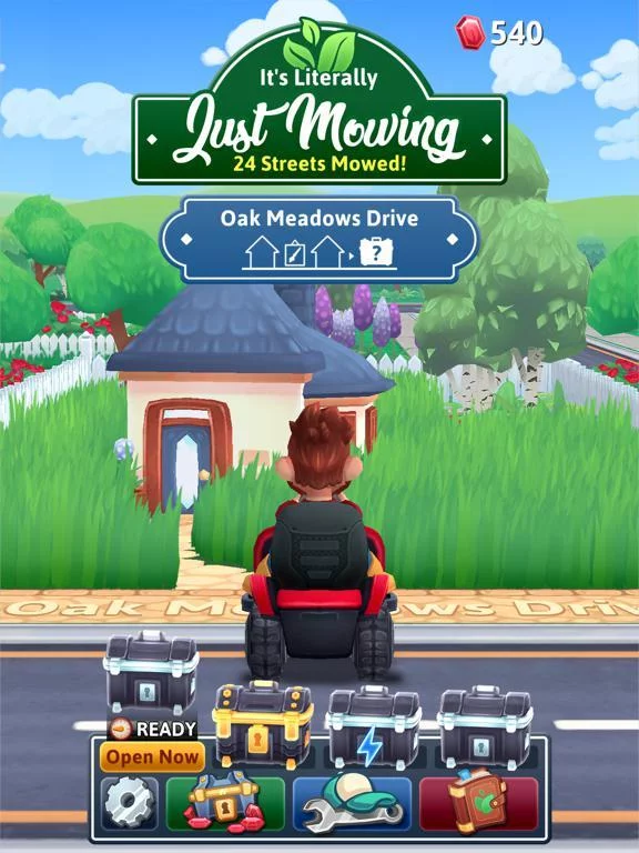 Изображение игры: It's Literally Just Mowing