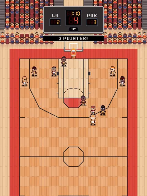 Изображение игры: Hoop League Tactics