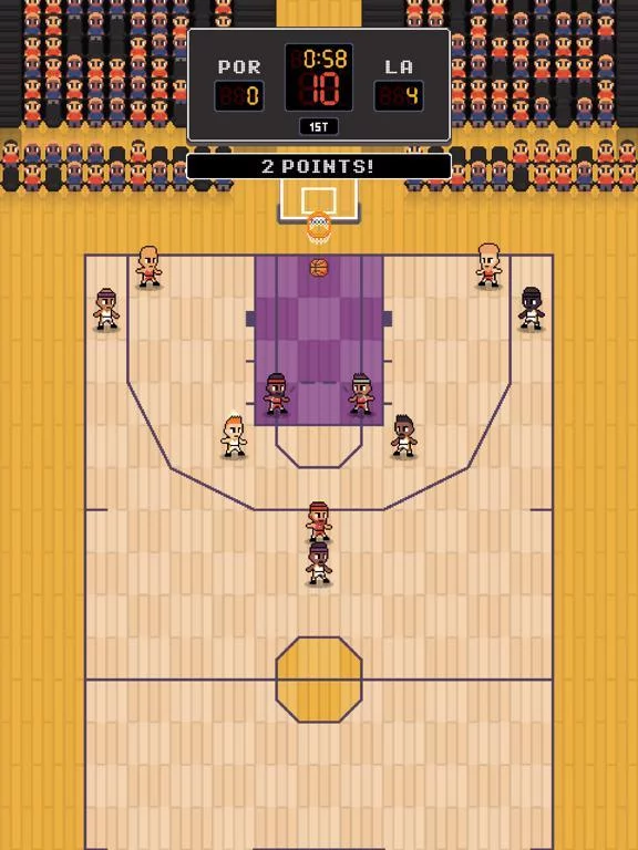 Изображение игры: Hoop League Tactics