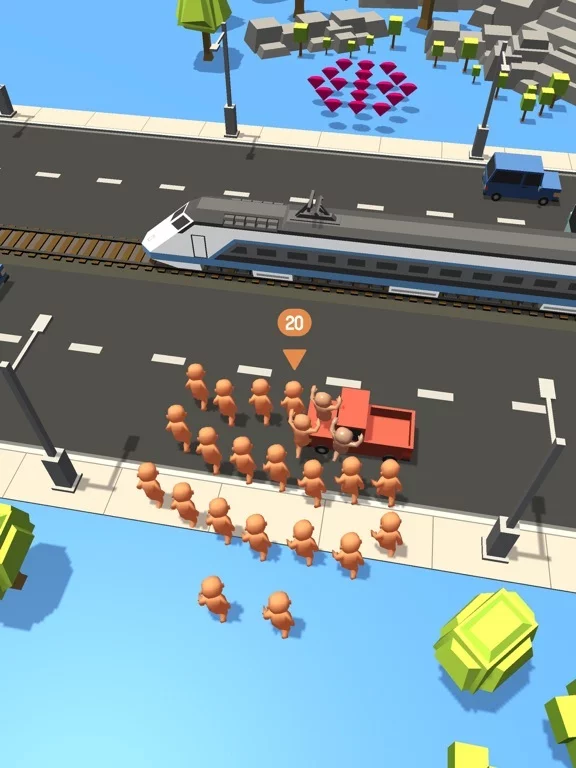 Изображение игры: Crowd VS Traffic