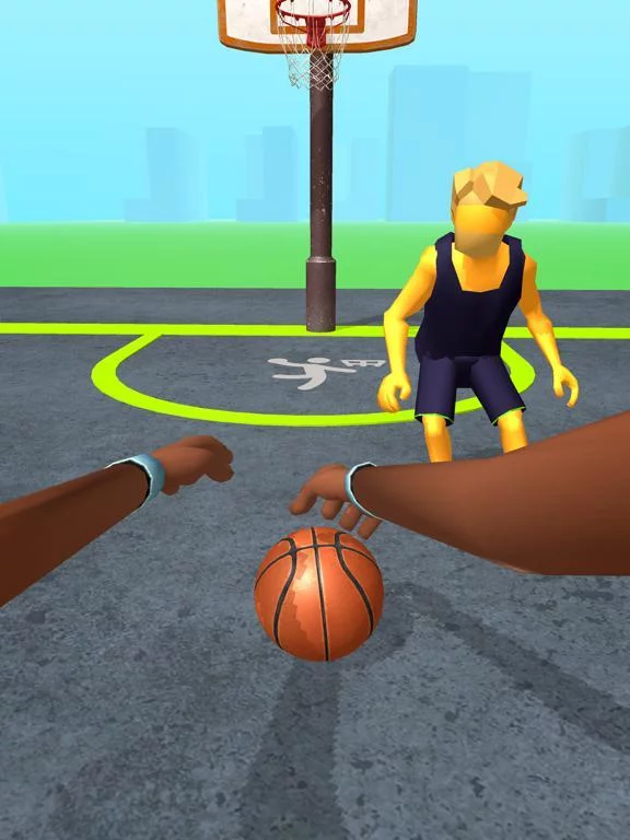 Изображение игры: Dribble Hoops