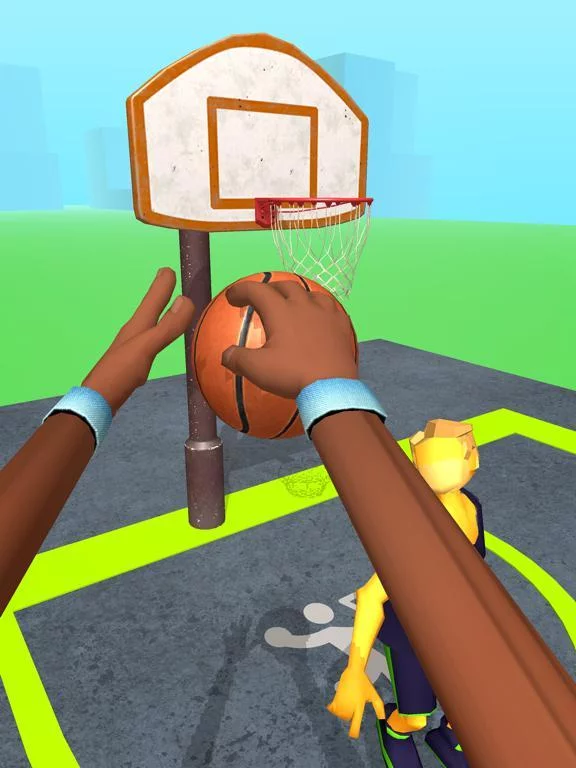 Изображение игры: Dribble Hoops