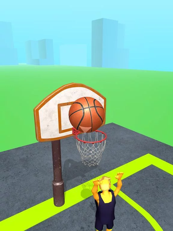 Изображение игры: Dribble Hoops