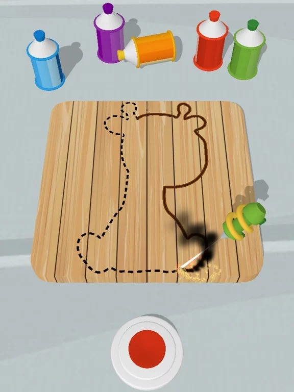 Изображение игры: Cut & Paint