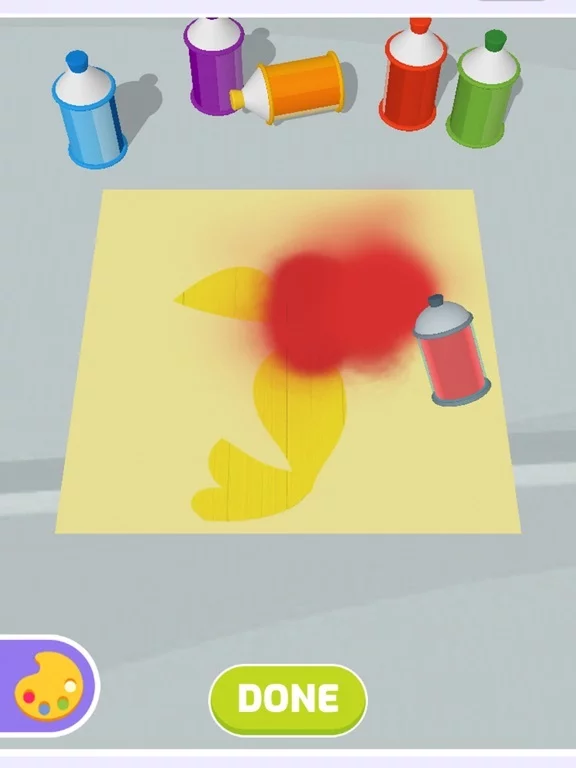 Изображение игры: Cut & Paint
