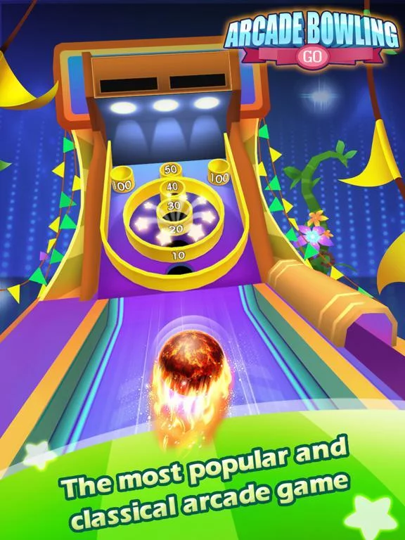 Изображение игры: Arcade Bowling Go