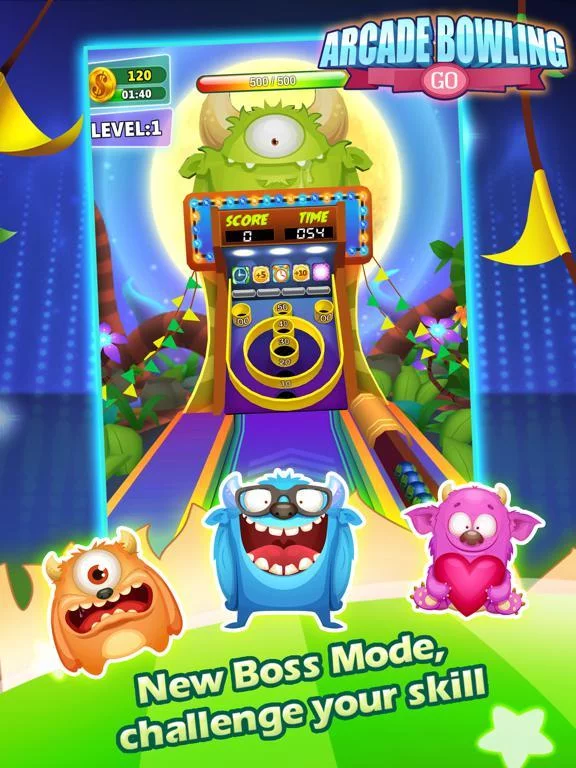 Изображение игры: Arcade Bowling Go