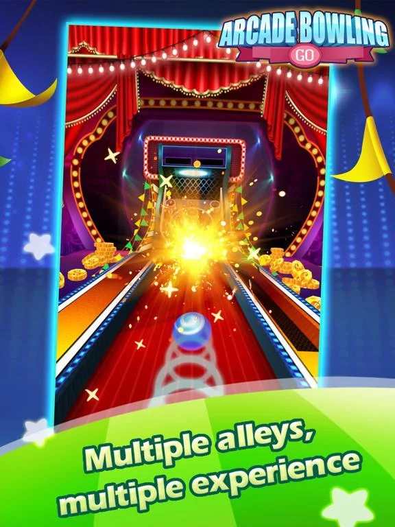 Изображение игры: Arcade Bowling Go
