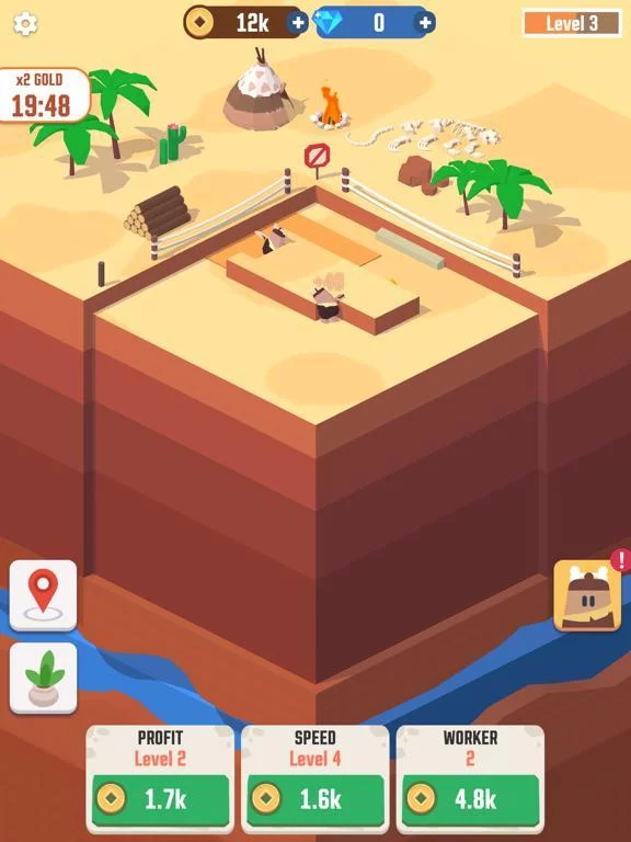 Изображение игры: Idle Digging Tycoon