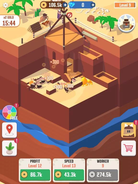 Изображение игры: Idle Digging Tycoon