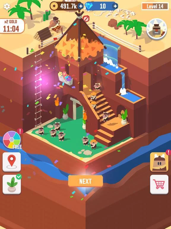 Изображение игры: Idle Digging Tycoon