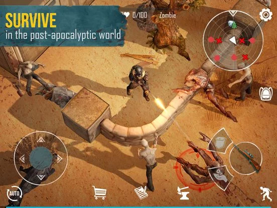 Изображение игры: Live or Die: Zombie Survival