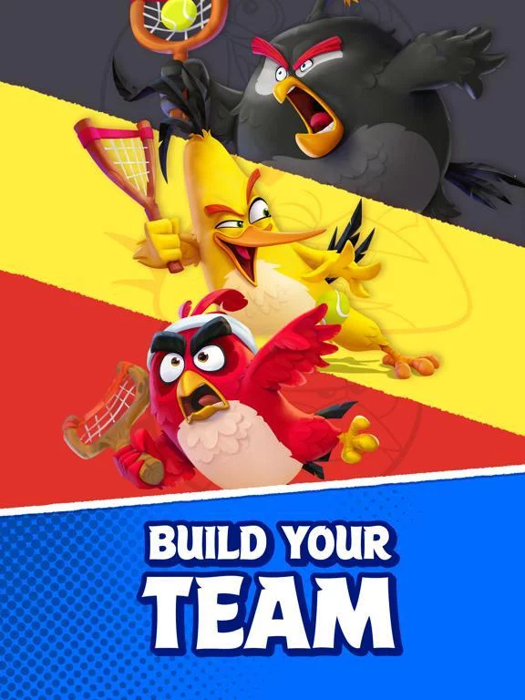 Изображение игры: Angry Birds Tennis