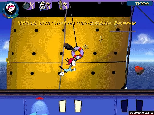 Изображение игры: Animaniacs: A Gigantic Adventure