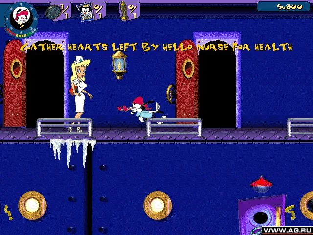 Изображение игры: Animaniacs: A Gigantic Adventure