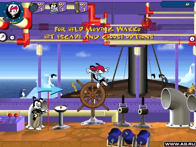 Изображение игры: Animaniacs: A Gigantic Adventure