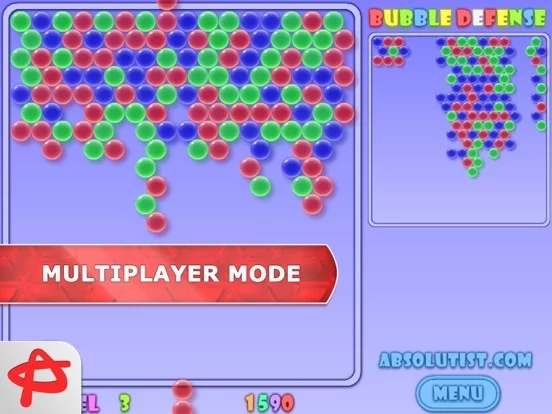 Изображение игры: Bubblez: Bubble Defense Full