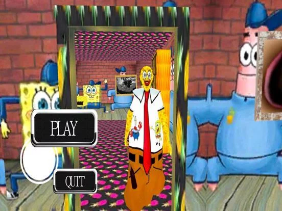Изображение игры: Sponge Granny Mod