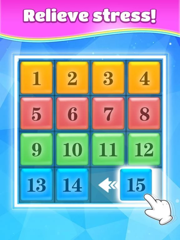 Изображение игры: Number Block Puzzle.