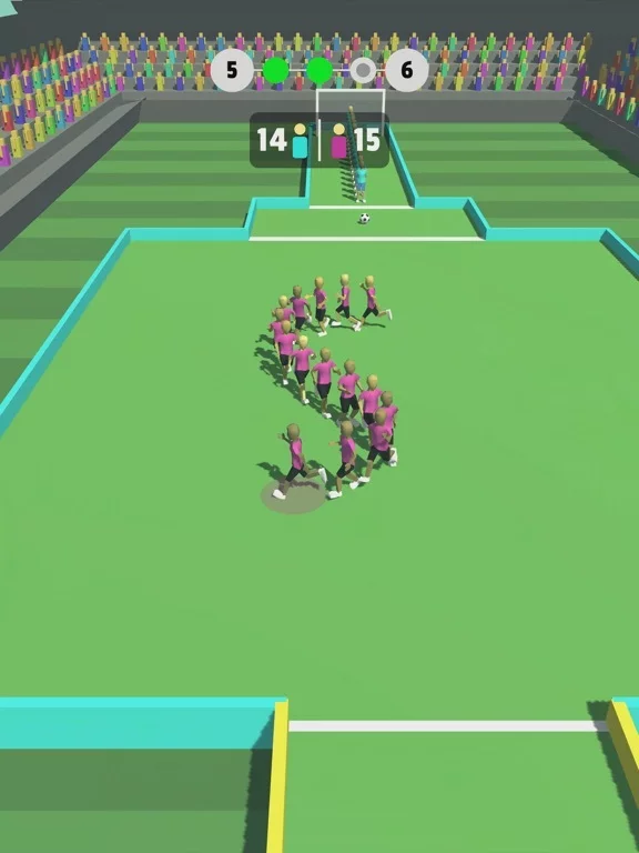 Изображение игры: Snake Soccer