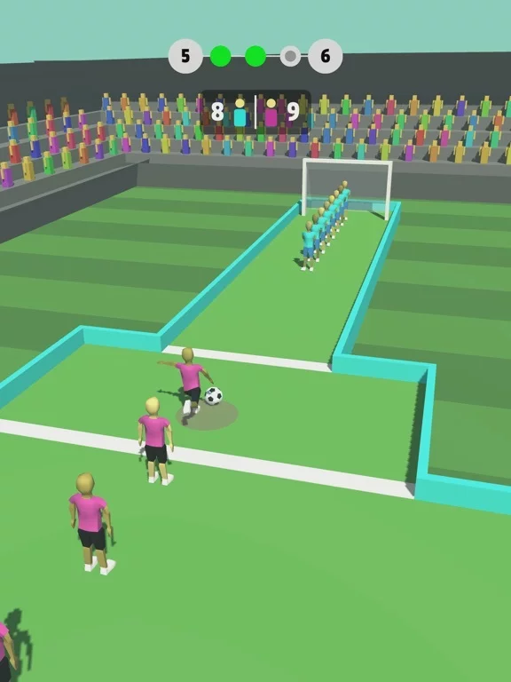 Изображение игры: Snake Soccer