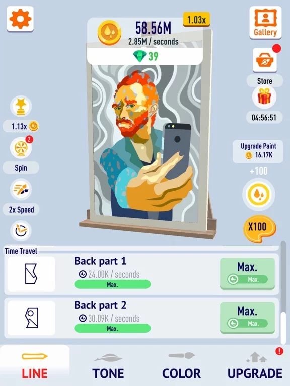 Изображение игры: Art Gallery Idle