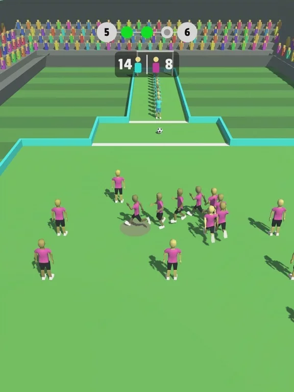 Изображение игры: Snake Soccer