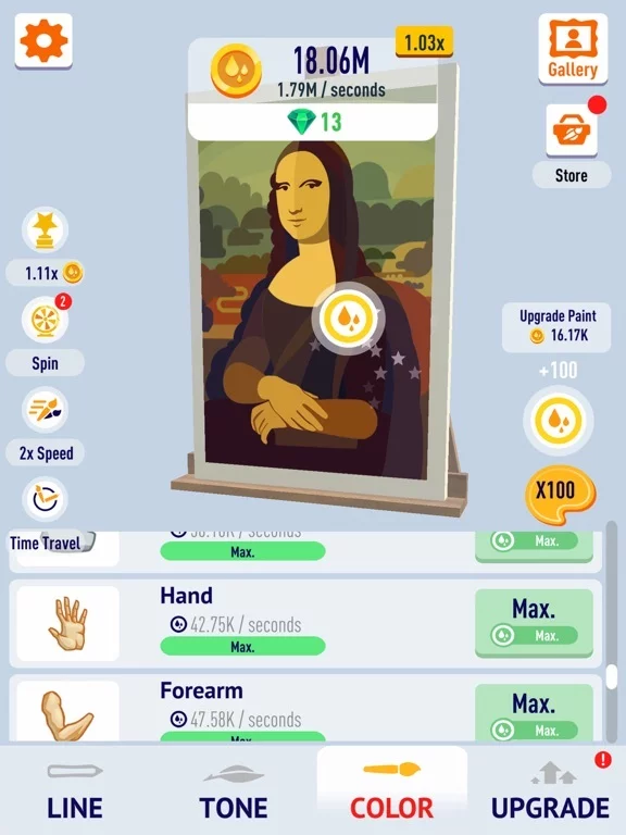 Изображение игры: Art Gallery Idle