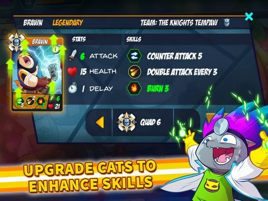 Изображение игры: Tap Cats: Epic Card Battle CCG