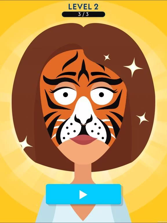 Изображение игры: Face Paint - Satisfying game