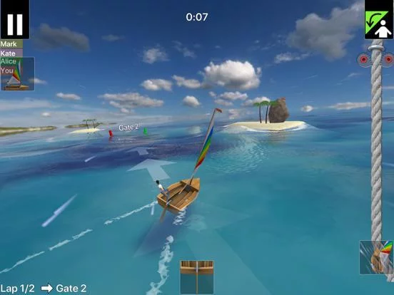 Изображение игры: Top Sailor