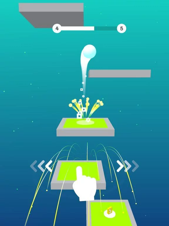 Изображение игры: Hop Ball Run: Jump on Tiles 3D